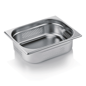 Cuva GN inox perforata 1/2 adancime 100 mm. - eurogastro.ro