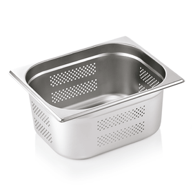 Cuva GN inox perforata 1/2 adancime 150 mm. - eurogastro.ro