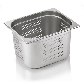 Cuva GN inox perforata 1/2 adancime 200 mm. - eurogastro.ro