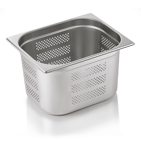 Cuva GN inox perforata 1/2 adancime 200 mm. - eurogastro.ro