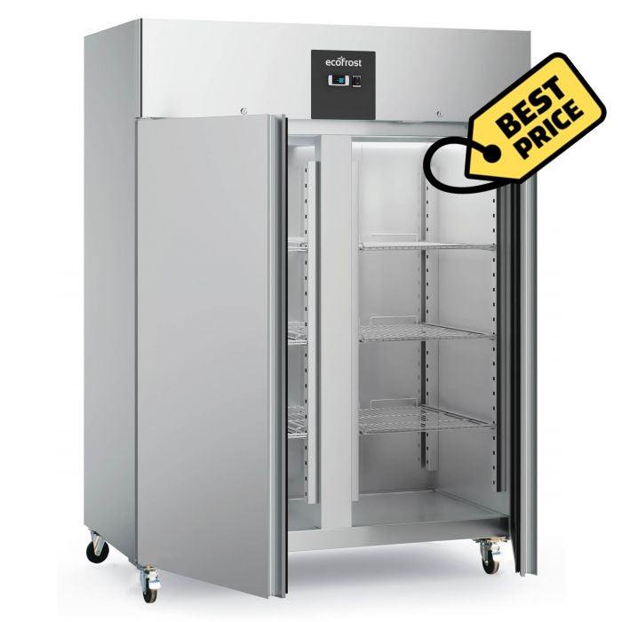 Dulap frigorific inox +2 / +8ºC,1200 Lt., dotat cu roti, racire statica - eurogastro.ro