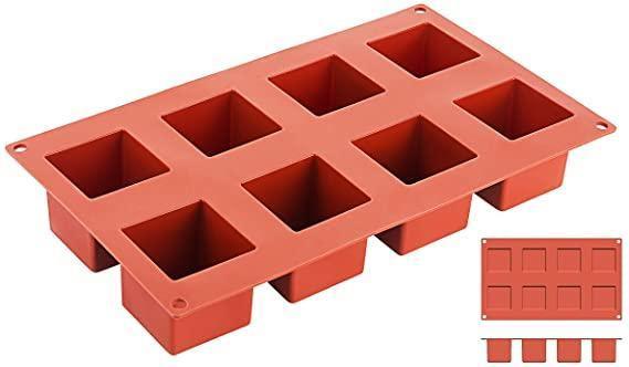 Forma silicon 30 x 17,5 cm ,8 cuburi,5 X 5 X H5 cm - eurogastro.ro