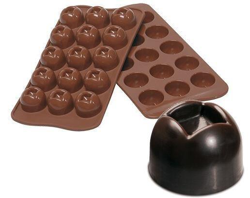 Forma silicon pentru praline cicolata, model Imperial 15 X 10 ml / Ø 28 / H 20 mm - eurogastro.ro