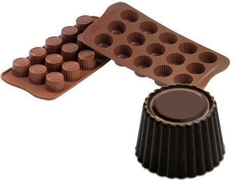 Forma silicon pentru praline cicolata, model Praline 15 X 10 ml / Ø 30 / H 19 mm - eurogastro.ro