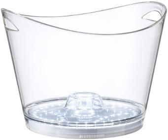 Frapiera transparenta 10 L iluminat cu LED, Ø36 cm - eurogastro.ro