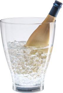 Frapiera transparenta 4L iluminat cu LED, Ø21 cm - eurogastro.ro