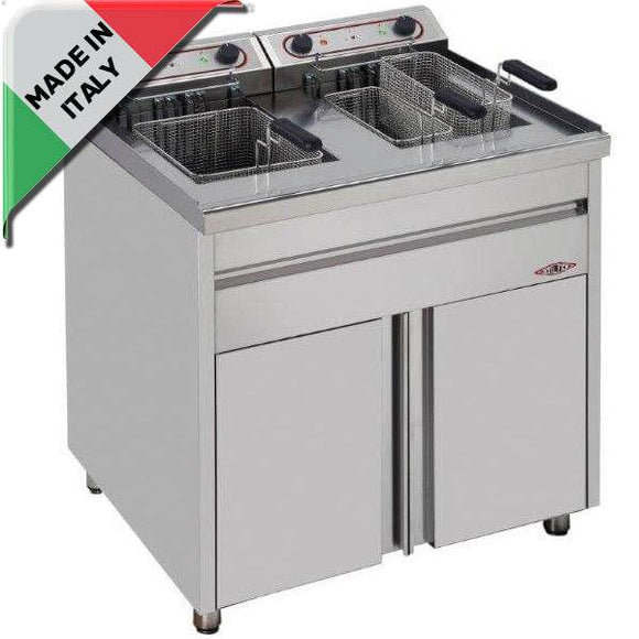 Friteuza electrica 2x20L, 2x11kW, 380 V, productie Italia - eurogastro.ro