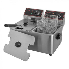 Friteuza electrica 2x5L, 2x2kW, 230V - eurogastro.ro