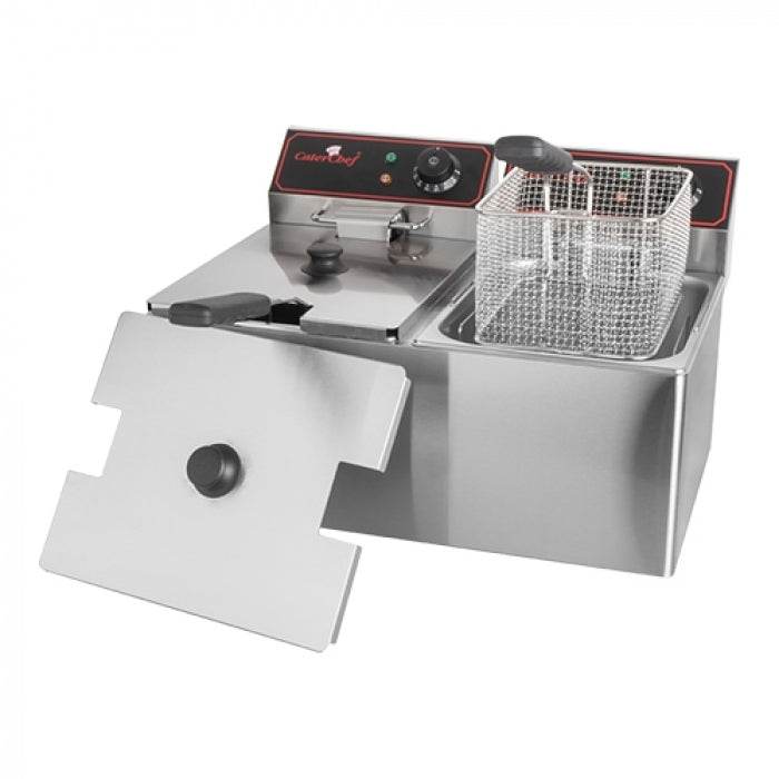 Friteuza electrica 2x8L, 2x3.25kW, 230V - eurogastro.ro