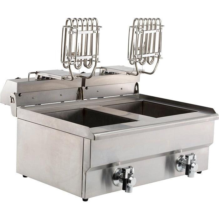 Friteuza electrica de banc 2X10 L, 2x5 kW, 400V - eurogastro.ro