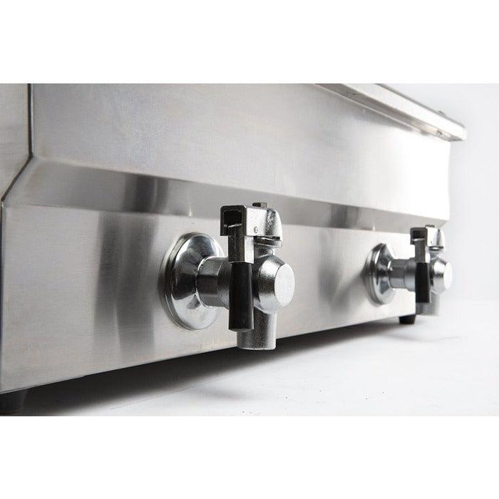 Friteuza electrica de banc 2X10 L, 2x5 kW, 400V - eurogastro.ro