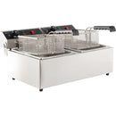 Friteuza electrica de banc 2X6 L, 2x3.3 kW, 230 V - eurogastro.ro