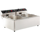 Friteuza electrica de banc 2X6 L, 2x3.3 kW, 230 V - eurogastro.ro