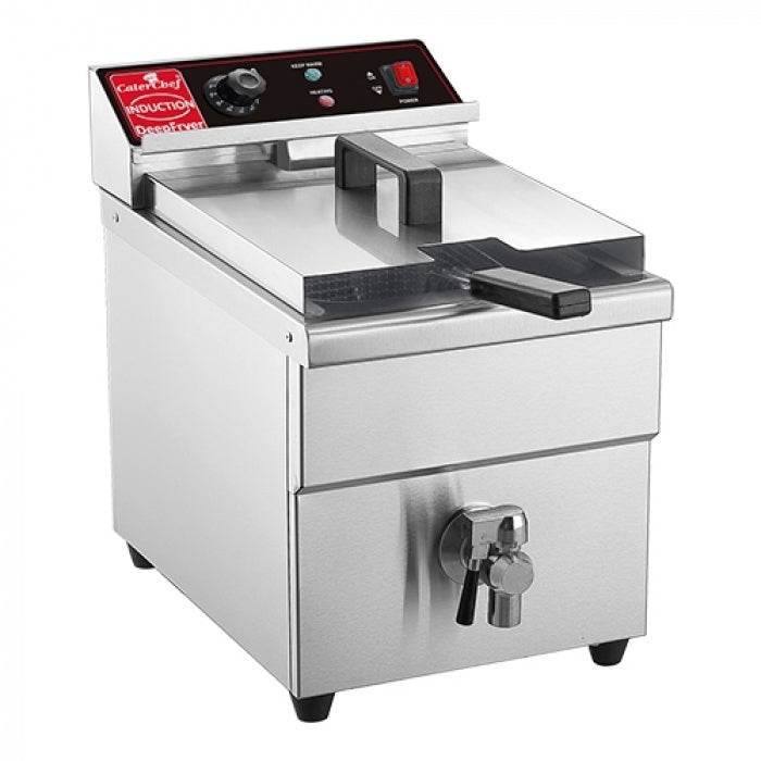 Friteuza pe inductie 8L, 3.5 kW, 230V - eurogastro.ro