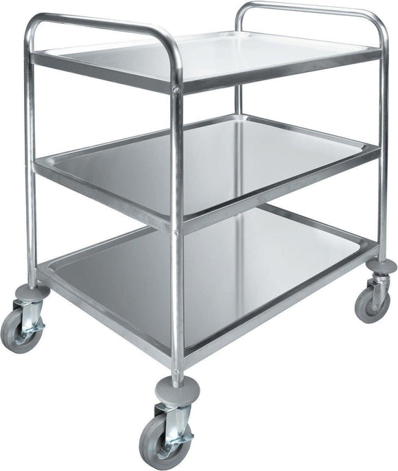 Gheridon inox cu 3 polite - eurogastro.ro