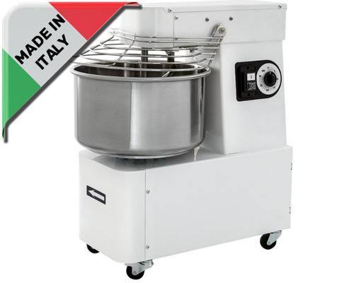 Malaxor aluat cu cap fix, 22 Lt, 17 kg aluat, cu timer si roti, 230 V - eurogastro.ro