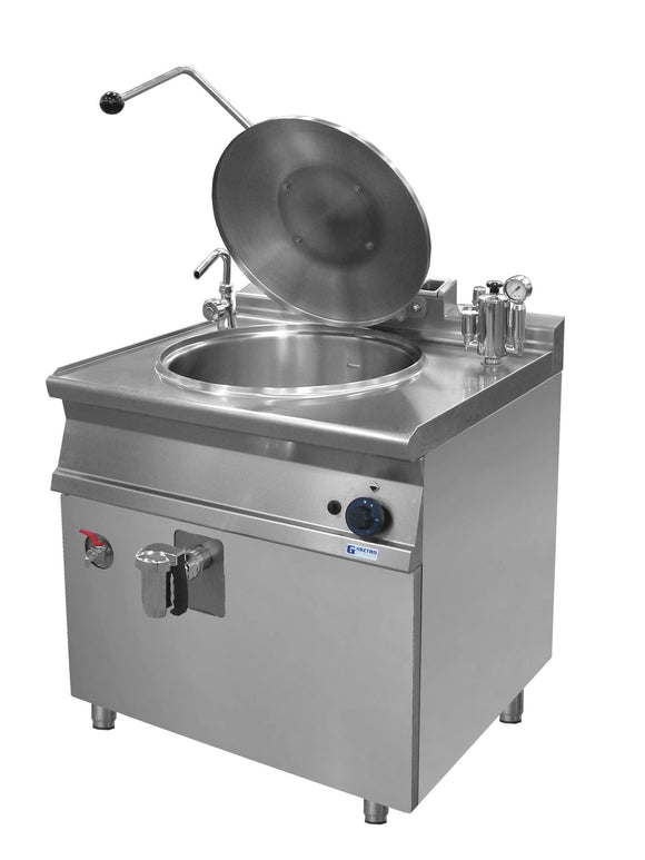 Marmita 80 L cu incalzire indirecta, al. gaz, 12 kW. - eurogastro.ro