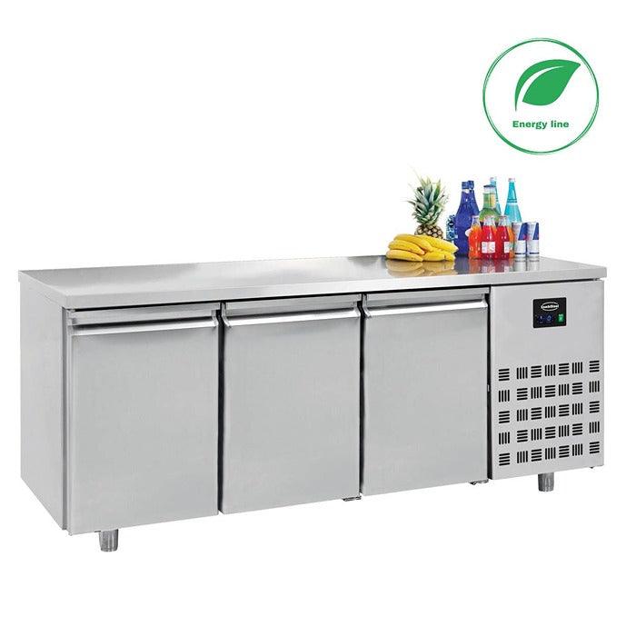 Masa refrigerare inox cu 3 usi ENERGY Line, Temp. -2/+8 °C - eurogastro.ro