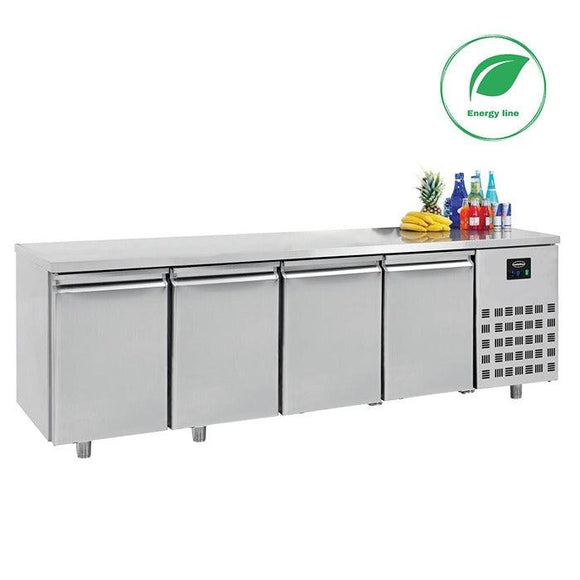 Masa refrigerare inox cu 4 usi ENERGY Line, Temp. -2/+8 °C - eurogastro.ro