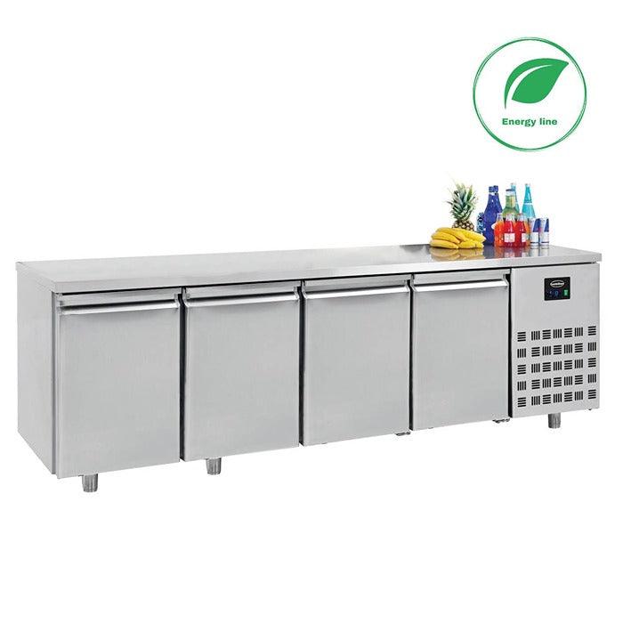 Masa refrigerare inox cu 4 usi ENERGY Line, Temp. -2/+8 °C - eurogastro.ro