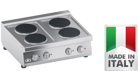 Masina de gatit electrica cu 4 plite 10,4kW, ATA - Italia - eurogastro.ro