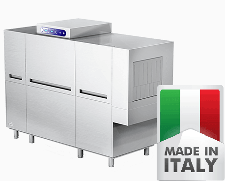 Masina de spalat tip tunel, productivitate 210 cosuri/ora - Italia - eurogastro.ro