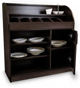 Modul depozitare ustensile servire - lemn - eurogastro.ro