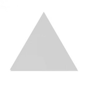 Platou prezentare inox triunghi - eurogastro.ro