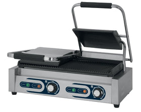 Presa grill dubla - striata - eurogastro.ro