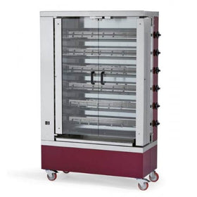 Rotisor pe gaz, 6 tije, 24-30 pui, 36 kW - eurogastro.ro