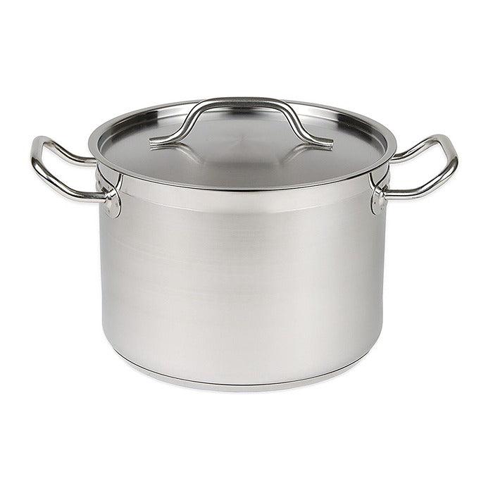 Semi oala inox cu capac 6,3 L, Ø24 / H 16 cm, fund capsat triplu stratificat - eurogastro.ro