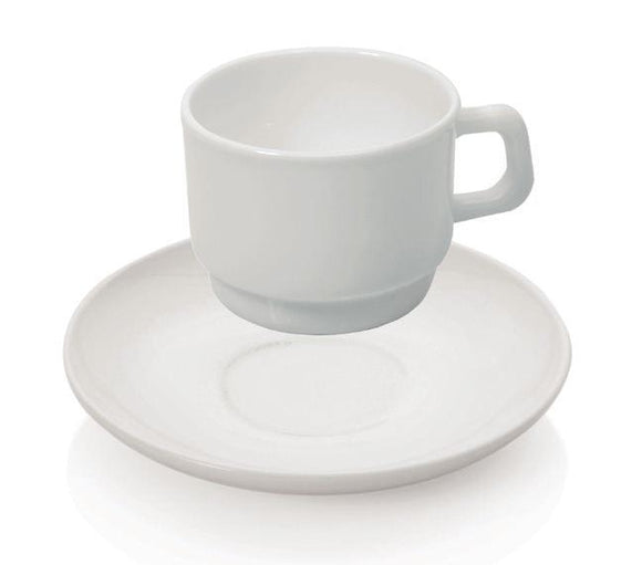 Set 6 Cesti cafea + farfurioara arcopal 180 ml- seria Uni - eurogastro.ro