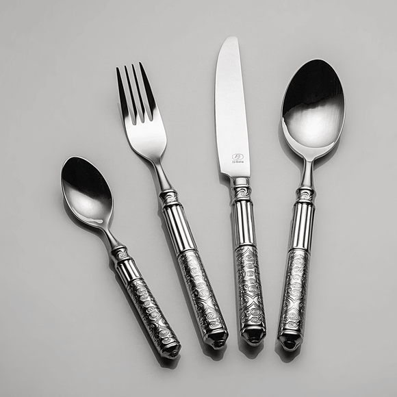 Tacamuri gama Santa Monica, finisaj lucios, inox 18/10 forjat - eurogastro.ro