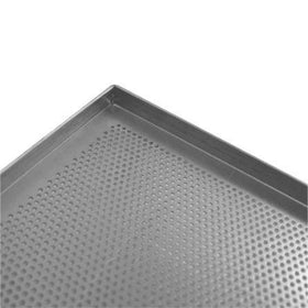 Tava aluminiu perforat, cu 4 margini, 60x40xH2 cm - eurogastro.ro