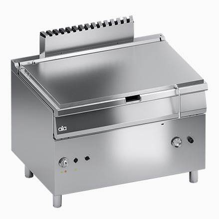 Tigaie basculanta 120 L, motorizata alimentare gaz 120 x 90 cm - eurogastro.ro
