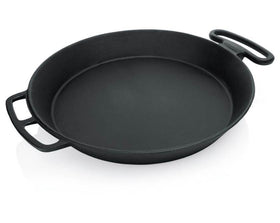 Tigaie gigant fonta diam. Ø65 cm, H9cm, 23 kg, cu 2 manere - eurogastro.ro