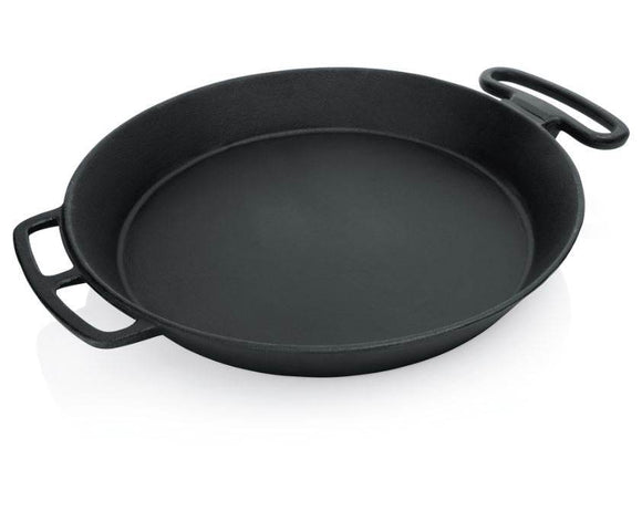 Tigaie gigant fonta diam. Ø65 cm, H9cm, 23 kg, cu 2 manere - eurogastro.ro