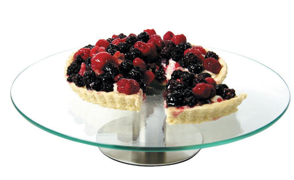 Tortiera sticla rotativa 30 cm - eurogastro.ro